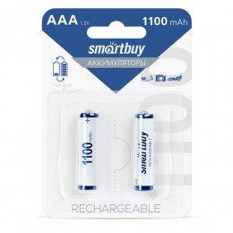 Аккумулятор AAA SmartBuy, R03-2BL, 1100mAh, (2/24/240)
