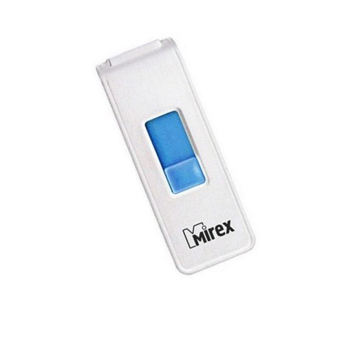 Флеш-накопитель 4Gb Mirex SHOT, USB 2.0, пластик, белый