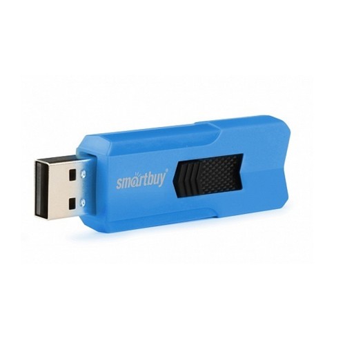 Флеш-накопитель 16Gb SmartBuy Stream, USB 2.0, пластик, синий