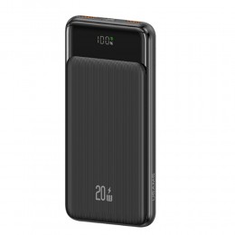 Аккумулятор внешний Usams US-CD199, 20000mAh, PD20W, QC3.0, цвет: чёрный