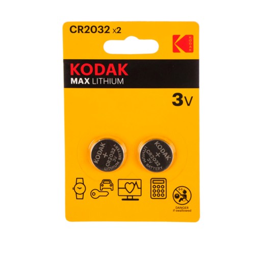 Батарейка Kodak CR2032-2BL, 3В, (2/60/240)