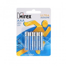 Батарейка AAA Mirex R03-4BL Extra Power, 1.5B, (4/48/960)