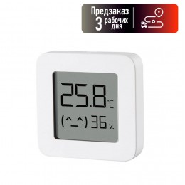 Метеостанция XIAOMI, Mijia, Hygrothermograph 2, цвет: белый (LYWSD03MMC)