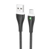 Кабель USB - микро USB Borofone BX100 Advantage, 1.0м, 2.4A, цвет: чёрный