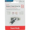 Флеш-накопитель 256Gb SanDisk Go iXpand, USB 3.0, 8-pin, пластик, металл, чёрный, серебряный