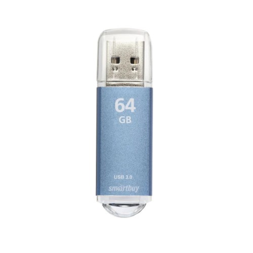 Флеш-накопитель 64Gb SmartBuy V-Cut, USB 3.0/3,1, пластик, синий