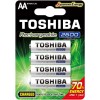 Аккумулятор AA Toshiba, R06-4BL, 2600mAh, в бумажной упаковке, (4/10/100), 4шт