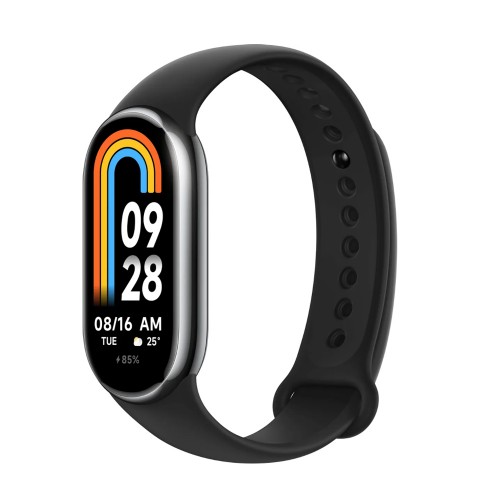 Фитнес-браслет XIAOMI, Mi Band 8, IP65, 150 спорт-режимов, цвет: чёрный