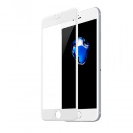 Стекло защитное Noname для APPLE iPhone 7/8, Full Screen, 0.33 мм, 2D, глянцевое, цвет: белый, в техпаке
