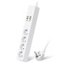 Удлинитель Power Socket BKL-03-3, 2.0м, 4 розетки, 2 Type-C, белый