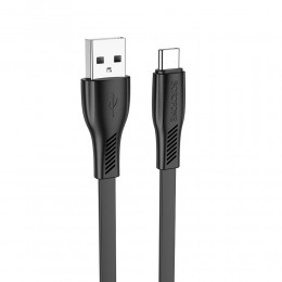 Кабель USB - Type-C Borofone BX85, 1.0м, 3,0А, цвет: чёрный