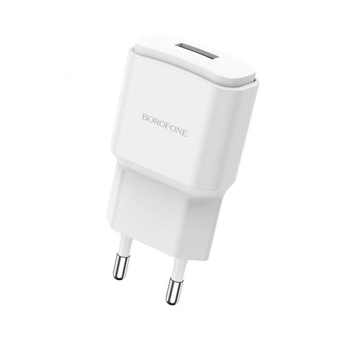 Блок питания сетевой Borofone BA48A 1 USB, 2100mA, белый
