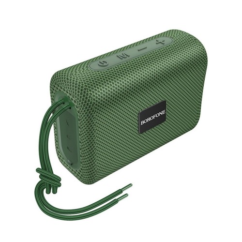 Портативная колонка Borofone BR18 Encourage, Bluetooth, тёмно-зелёная

