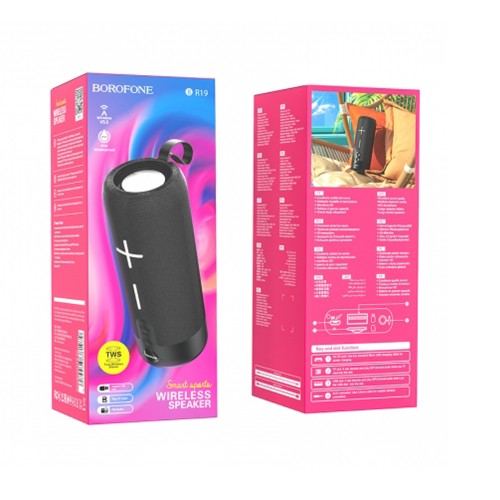 Портативная колонка Borofone BR19 Euphony Bluetooth, чёрная
