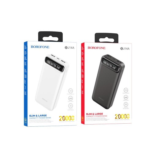 Аккумулятор внешний Borofone BJ14, Freeway, 10000mAh, цвет: чёрный