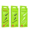 Кабель AUX Borofone BL6 1.0м Jack 3,5mm белый
