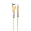 Кабель USB - микро USB Borofone BU31, 1м, 2.4A, золотой
