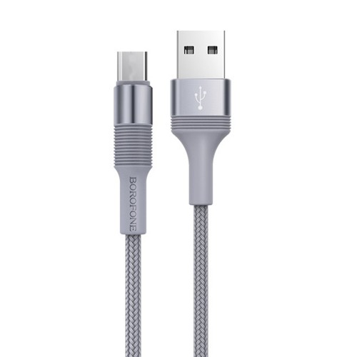 Кабель USB Type-C Borofone BX21 Outstanding 1.0м 3.0A, серый
