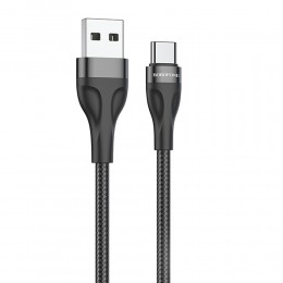 Кабель USB - Type-C Borofone BX61 Source, 1.0м, 3,0А, цвет: чёрный