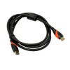 Кабель HDMI(m) - HDMI(m) VCOM CG525D-R, 1.8м, 4k, цвет: чёрный, красная вставка