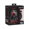 Наушники Defender Memecoleous, Redragon, Jack 3.5мм, черные с красным
