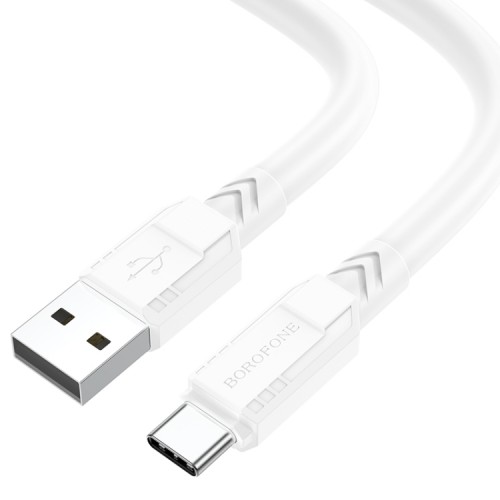 Кабель USB - 8 pin Borofone BX81 Goodway, 1.0м, 2.4A, цвет: белый