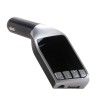 FM-трансмиттер FM-H15 BT, Bluetooth, серебряный - качественный звук
