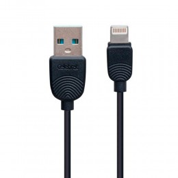 Кабель USB - 8 pin Celebrat SKY-2i, 1.0м, круглый, силикон, цвет: чёрный