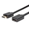 Кабель HDMI(m) - HDMI(f) TELECOM TCG235MF, 3.0м, 4k, цвет: чёрный