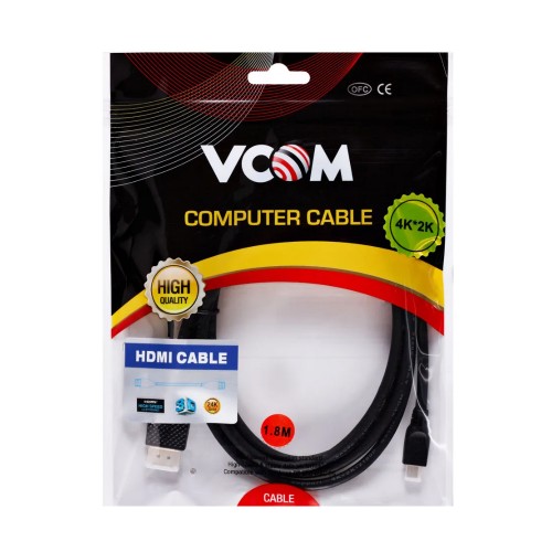 Кабель HDMI(m) - микро HDMI(m) VCOM CG587, 1.8м, цвет: чёрный