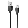 Кабель USB Type-C Borofone BX19 Benefit, 1.0м, 3.0A, чёрный
