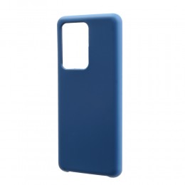 Чехол силиконовый без бренда для SAMSUNG Galaxy A30, Silicone Case, цвет: синий, без логотипа
