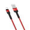 Кабель USB 8 pin Borofone BX34 Advantage 1.0м, 2.4A, красный