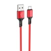 Кабель USB - микро USB Borofone BX83 Famous, 1.0м, 2.4A, цвет: красный