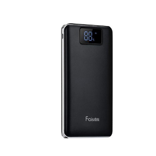 Аккумулятор внешний FaisON HB23, Flowed, 10000mAh, цвет: чёрный