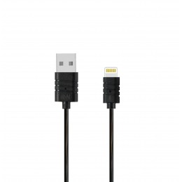 Кабель USB - 8 pin FaisON K-114 FORM, 1.0м, 2.1A, цвет: чёрный