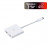 Переходник Type-C(m) - HDMI(f), USB(f) XIAOMI XMZJQCH2TM, 0.10м, цвет: белый