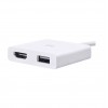 Переходник Type-C(m) - HDMI(f), USB(f) XIAOMI XMZJQCH2TM, 0.10м, цвет: белый