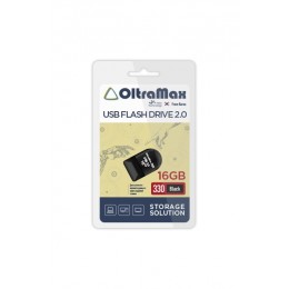 Флеш-накопитель 16Gb OltraMax 310, USB 2.0, пластик, чёрный