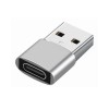 Переходник Type-C - USB 3.0 без бренда GP-90, цвет: серый