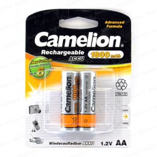 Аккумулятор AA Camelion, HR06-2BL, 1800mAh, (2/24/384)