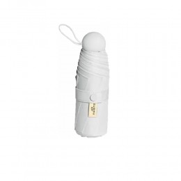 Зонт XIAOMI, Zuodu Capsule Umbrella, 102х55 см, пластик, аллюминий, цвет: белый
