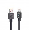 Кабель USB - Type-C Usams US-SJ686 Mecha Series, 1.2м, 66Вт, цвет: чёрный