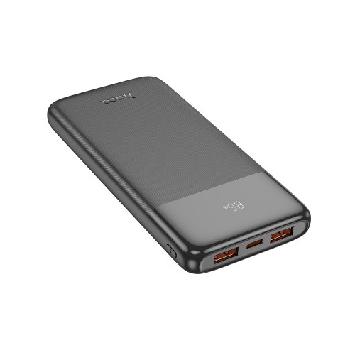 Аккумулятор внешний HOCO J121, 10000mAh, PD, QC, FCP, AFC, цвет: чёрный