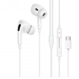 Наушники внутриканальные Borofone BM30 Pro, Original, Type-C, 1.2 м, цвет: белый
