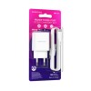 Блок питания Borofone BA70A 20Вт, 2 USB + Type-C, белый
