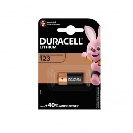 Батарейка Duracell CR123-1BL Lithium, 3В, (1/10/50)