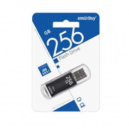 Флеш-накопитель 256Gb SmartBuy V-Cut, USB 3.0/3,1, пластик, чёрный