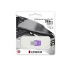 Флеш-накопитель 256Gb Kingston DataTraveler microDuo 3C G3, USB 3.2 gen, Type-C, пластик, 200 МБ/с, фиолетовый