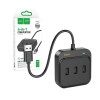 USB-концентратор HOCO HB35, EasyLink, 4 гнезда, 3xUSB2.0, RJ45, кабель USB 0.2м, цвет: черный